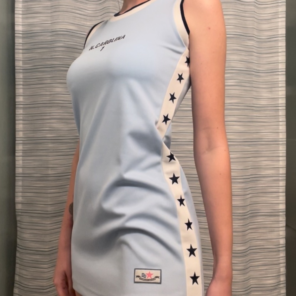 Carolina Blue Mini Jersey Dress